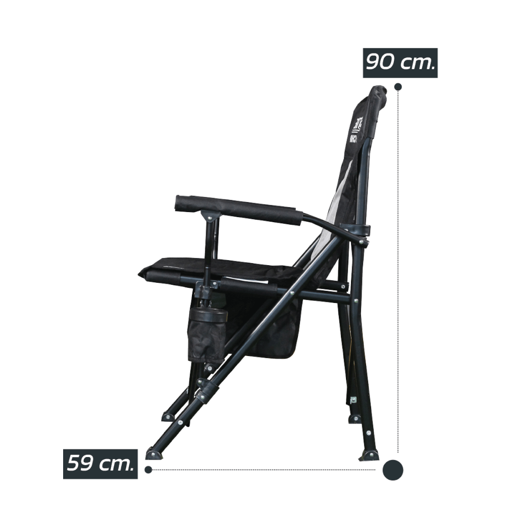  เก้าอี้สนาม Thai Adventure Cool Chair สีดำ_2